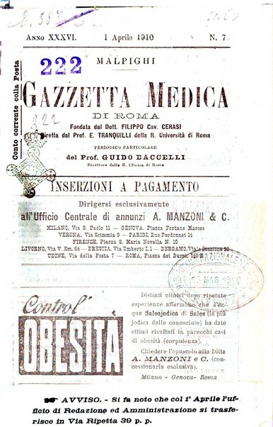 Gazzetta medica Malpighi