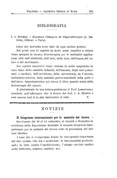 Gazzetta medica Malpighi