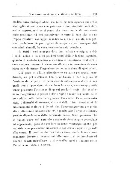 Gazzetta medica Malpighi