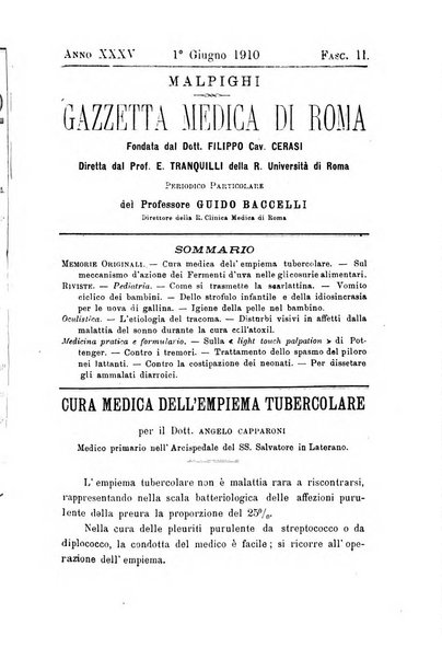 Gazzetta medica Malpighi