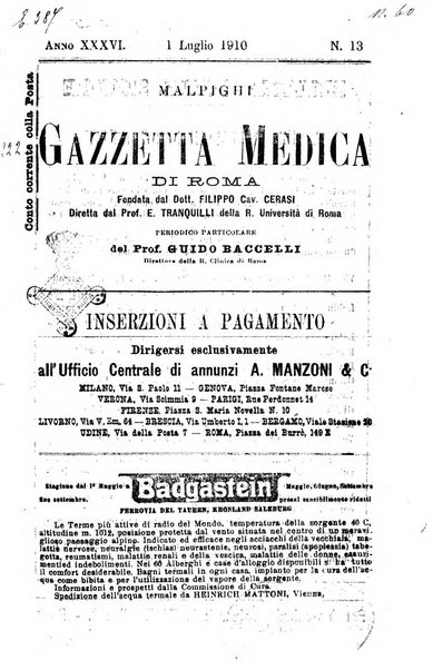 Gazzetta medica Malpighi