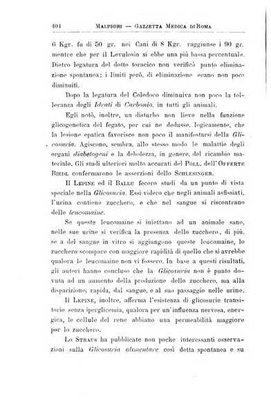 Gazzetta medica Malpighi