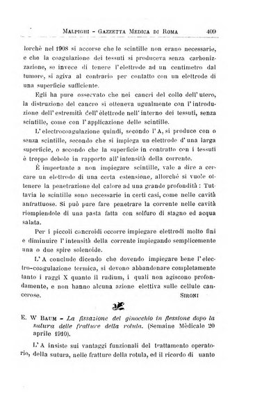 Gazzetta medica Malpighi