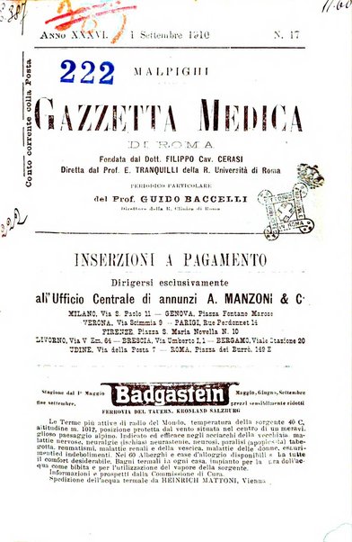 Gazzetta medica Malpighi