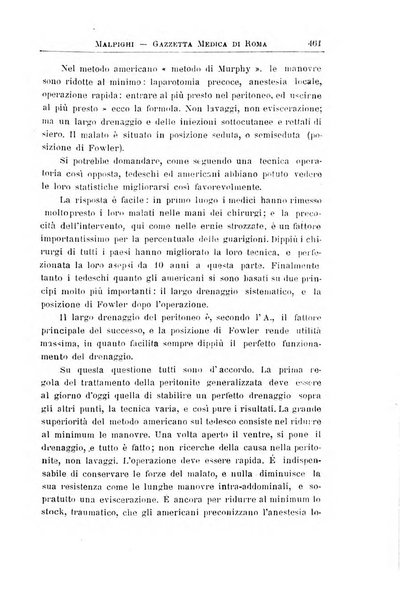 Gazzetta medica Malpighi