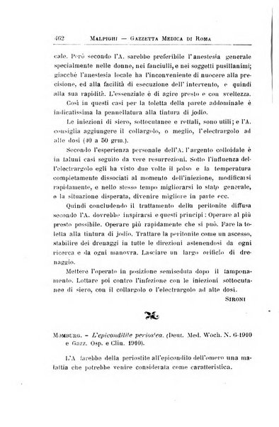 Gazzetta medica Malpighi