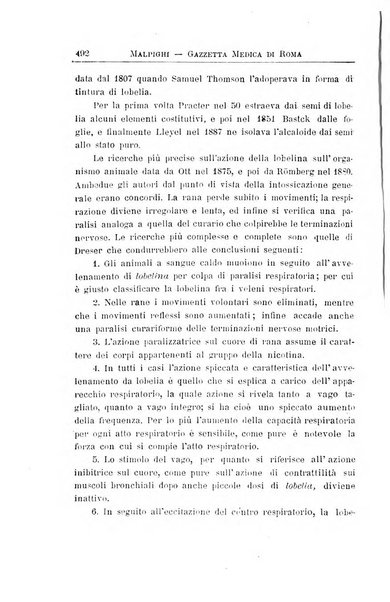 Gazzetta medica Malpighi