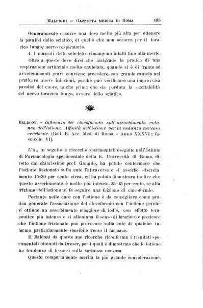 Gazzetta medica Malpighi