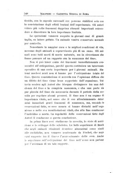 Gazzetta medica Malpighi