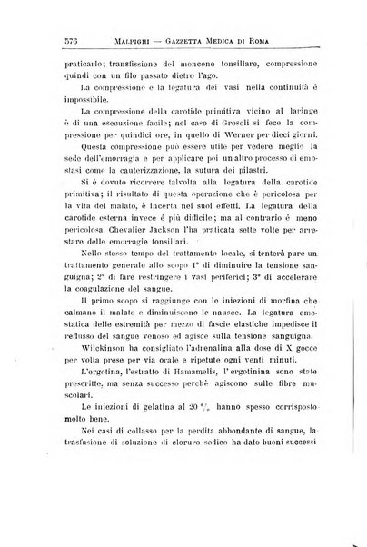 Gazzetta medica Malpighi