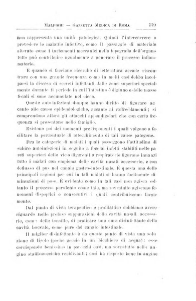 Gazzetta medica Malpighi