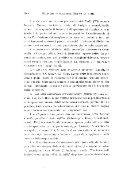 Gazzetta medica Malpighi