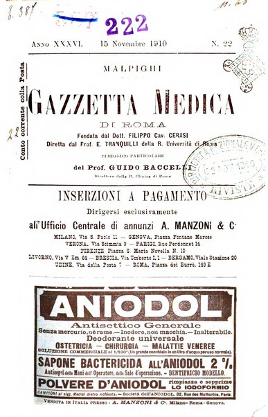 Gazzetta medica Malpighi