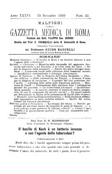 Gazzetta medica Malpighi