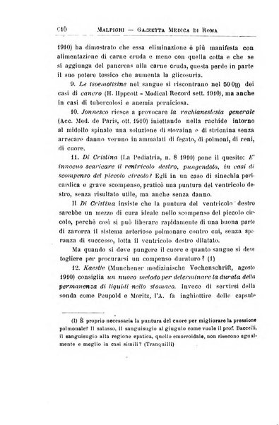 Gazzetta medica Malpighi