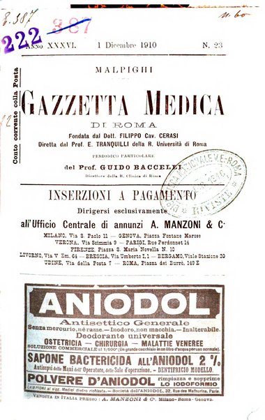 Gazzetta medica Malpighi