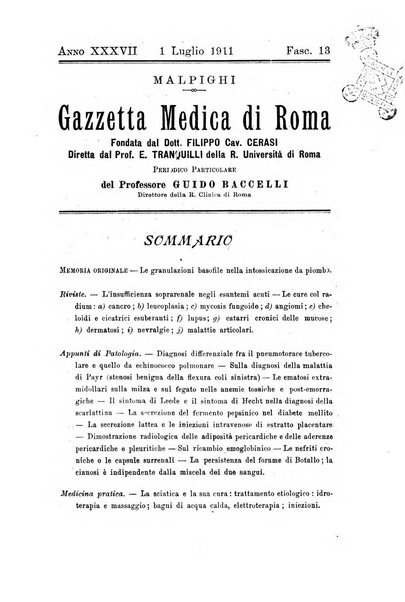 Gazzetta medica Malpighi