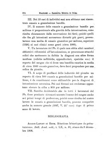 Gazzetta medica Malpighi