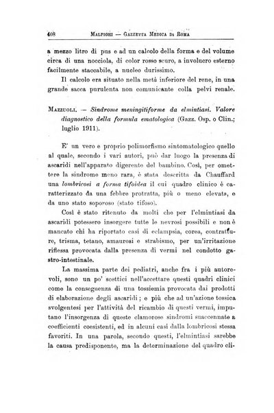 Gazzetta medica Malpighi