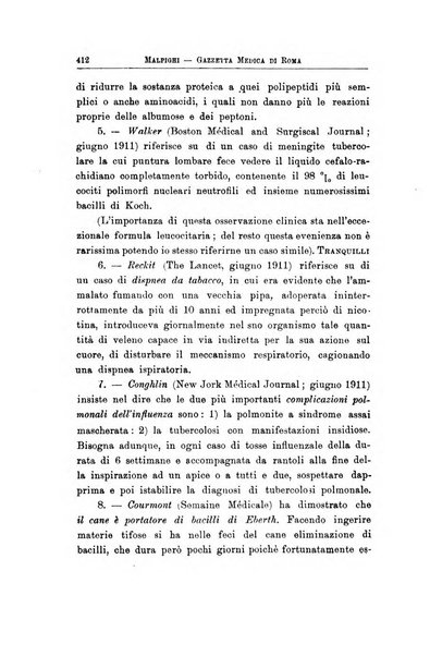 Gazzetta medica Malpighi