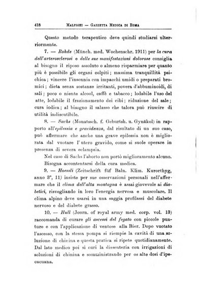 Gazzetta medica Malpighi