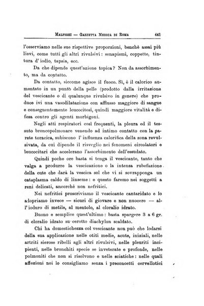 Gazzetta medica Malpighi