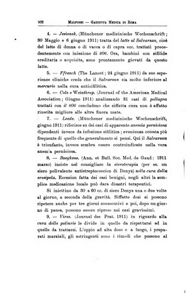 Gazzetta medica Malpighi