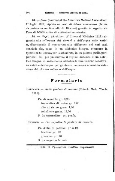 Gazzetta medica Malpighi