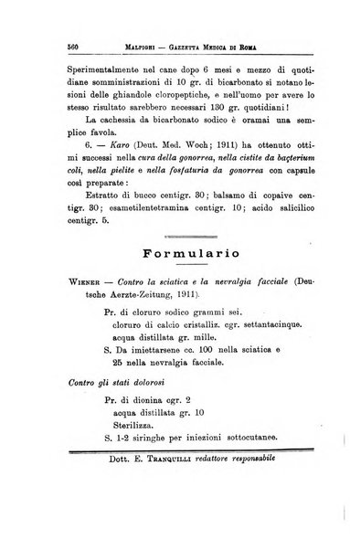 Gazzetta medica Malpighi