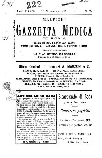 Gazzetta medica Malpighi