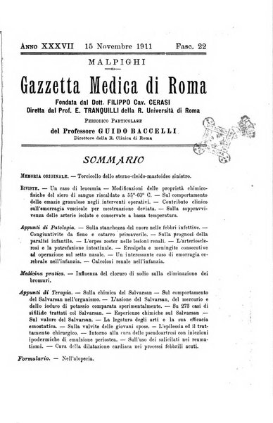 Gazzetta medica Malpighi