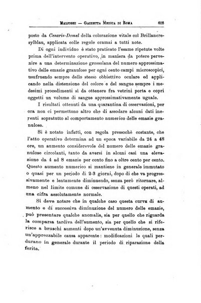 Gazzetta medica Malpighi