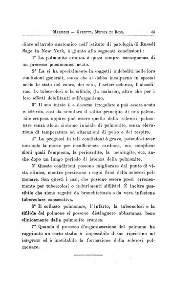 Gazzetta medica Malpighi