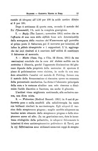 Gazzetta medica Malpighi