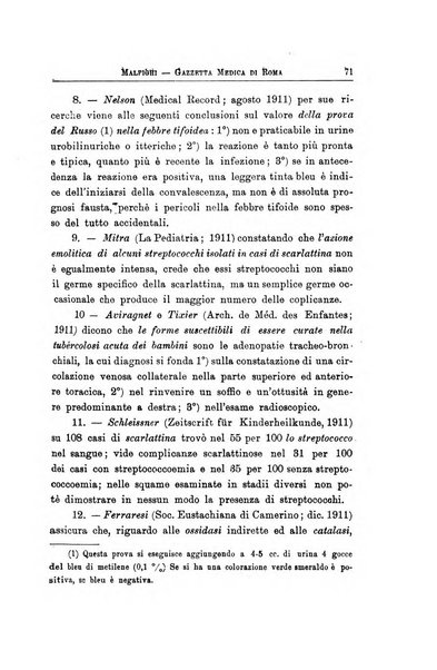 Gazzetta medica Malpighi