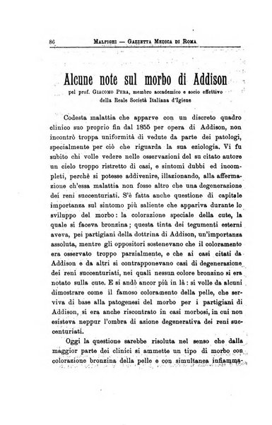 Gazzetta medica Malpighi