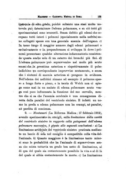 Gazzetta medica Malpighi