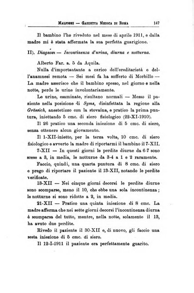 Gazzetta medica Malpighi