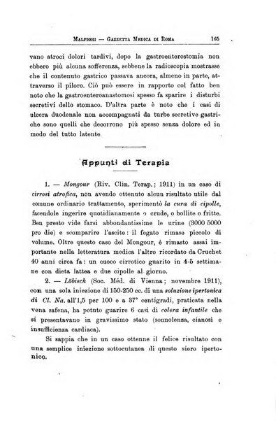 Gazzetta medica Malpighi