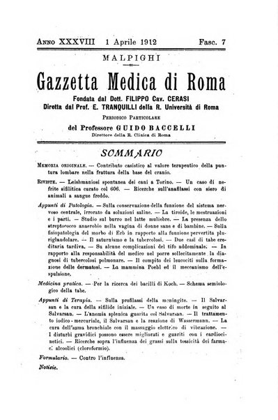 Gazzetta medica Malpighi