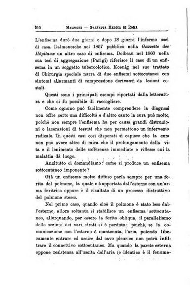 Gazzetta medica Malpighi