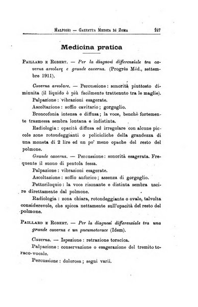 Gazzetta medica Malpighi