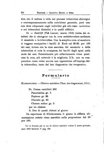 Gazzetta medica Malpighi