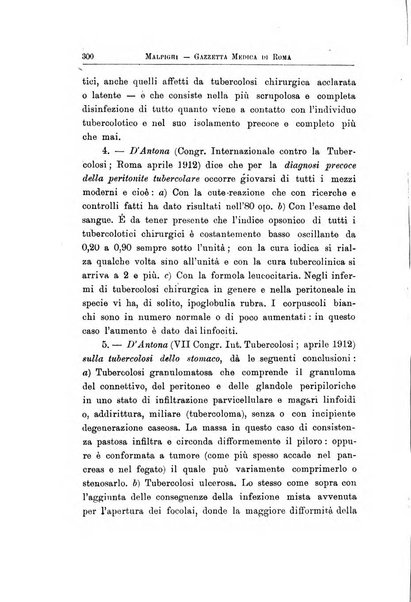 Gazzetta medica Malpighi