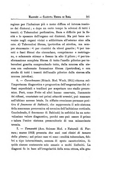 Gazzetta medica Malpighi