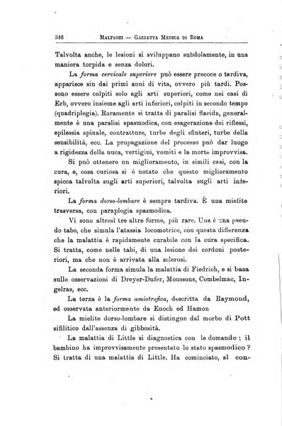 Gazzetta medica Malpighi