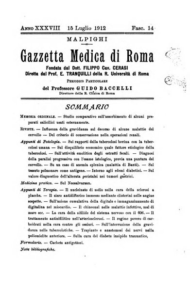 Gazzetta medica Malpighi