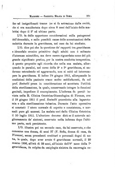 Gazzetta medica Malpighi