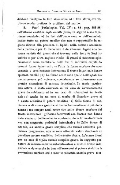 Gazzetta medica Malpighi