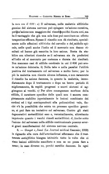 Gazzetta medica Malpighi